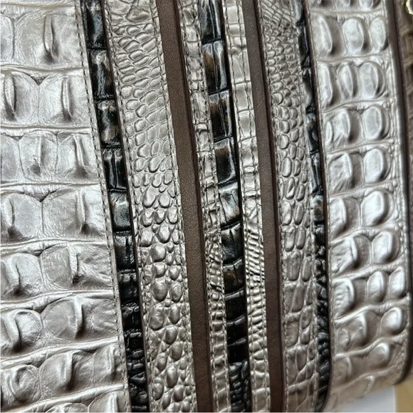 Brahmin Crocodile-Embossed Handbag - Picture 8 of 14